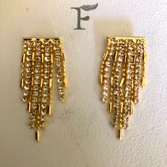 New tassel crystal earrings - Picture 5 of 7